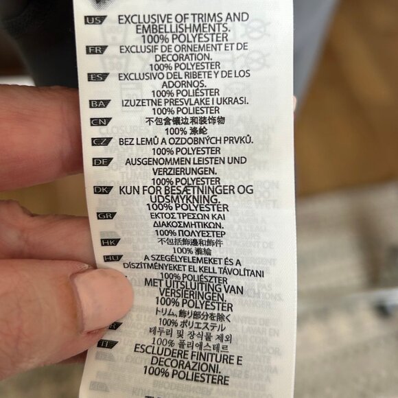 5.11 Tactical Women's Margot Tank Charcoal Gray Open Back Reflective Strip Sz XS - Picture 9 of 10